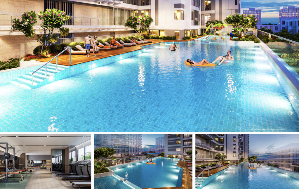 mặt bằng tầng tiện ích Horizon Phú Mỹ Hưng