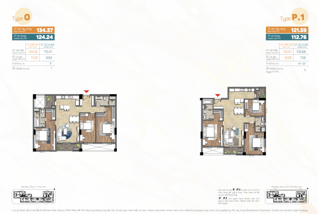 KIỂU CĂN HỘ HORIZON PHÚ MỸ HƯNG