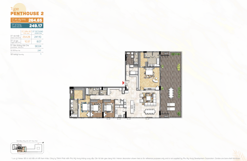 KIỂU CĂN HỘ HORIZON PHÚ MỸ HƯNG