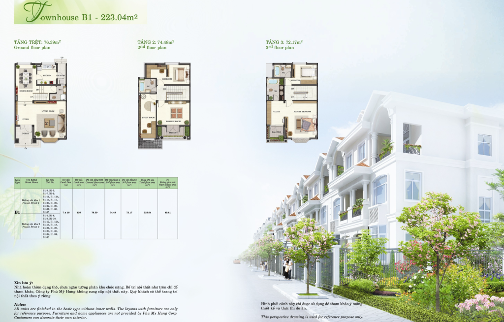 layout biệt thự nam viên phú mỹ hưng